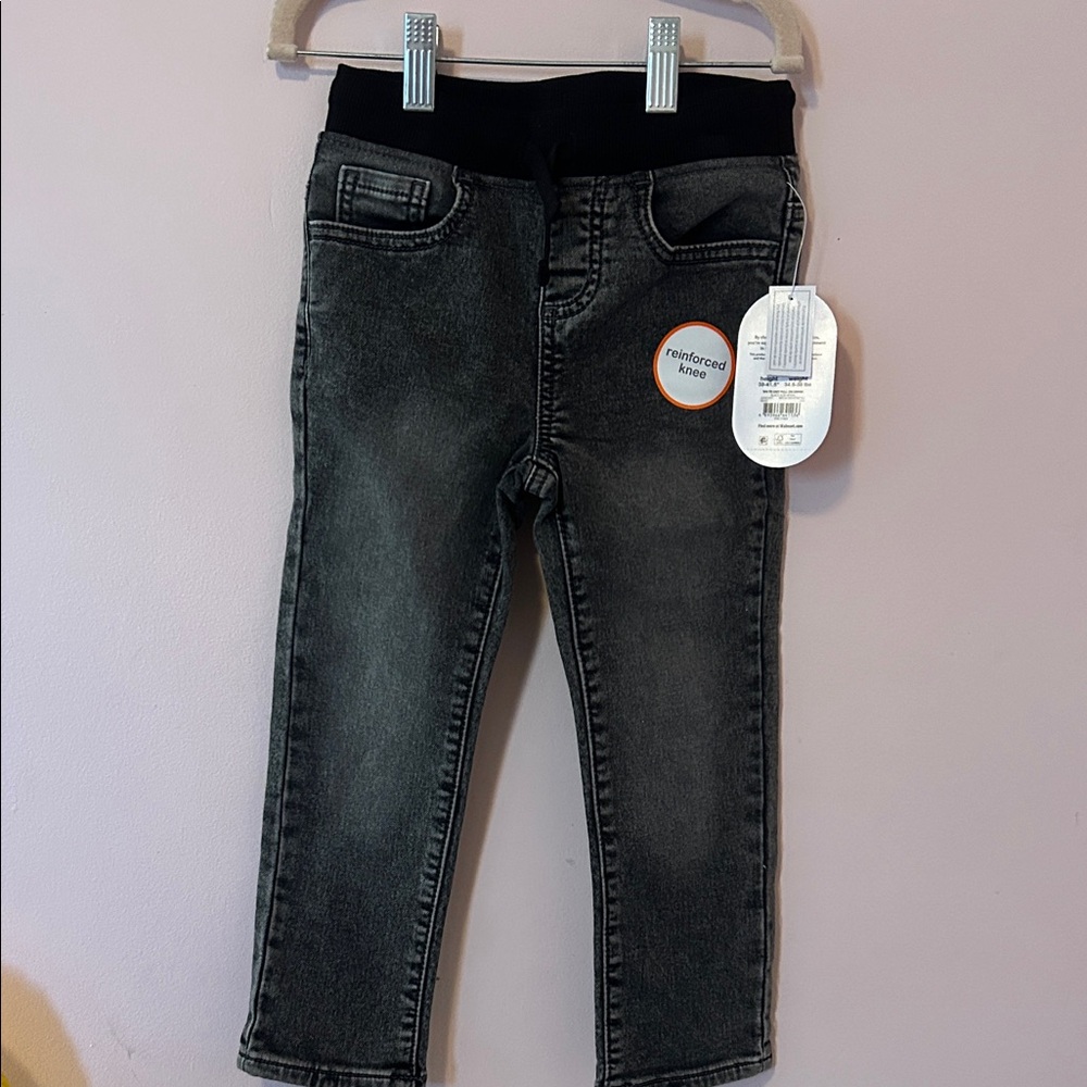 Kids Charcoal Denim Jeans